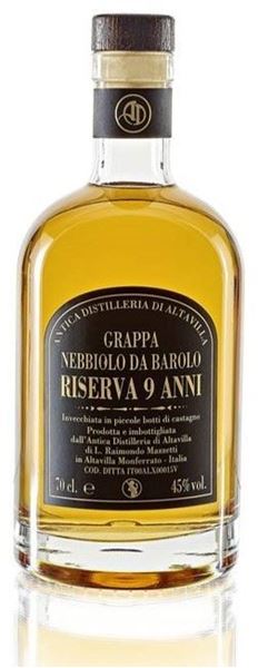 Bild von Grappa di Nebbiolo da Barolo (70cl) - 9 anni - Antica Distilleria di Altavilla
