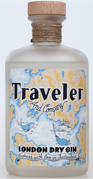Bild von Traveler London Dry Gin 50 cl - Traveler & Company